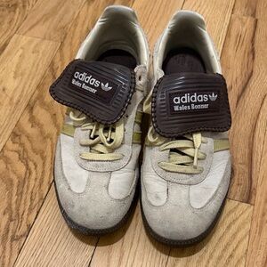 Adidas Wales Bonner Cream and Brown Sneakers